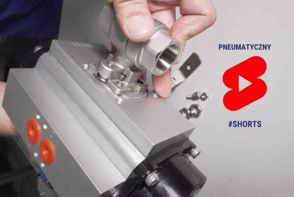 Napęd pneumatyczny do zaworu kulowego