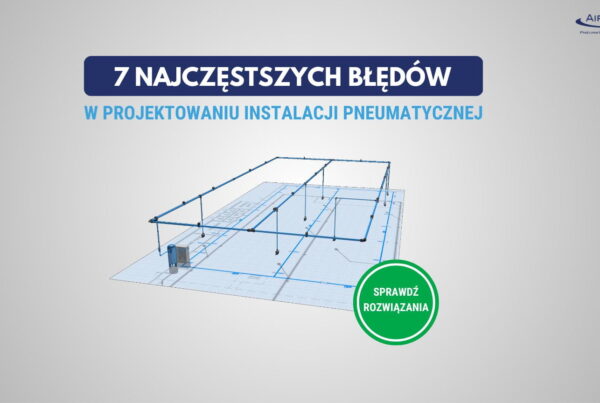 Schemat instalacji sprężonego powietrza