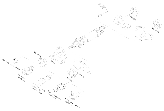 Jak dobierać elementy mocujące do siłowników pneumatycznych? - Baza Wiedzy - Air-Com Pneumatyka