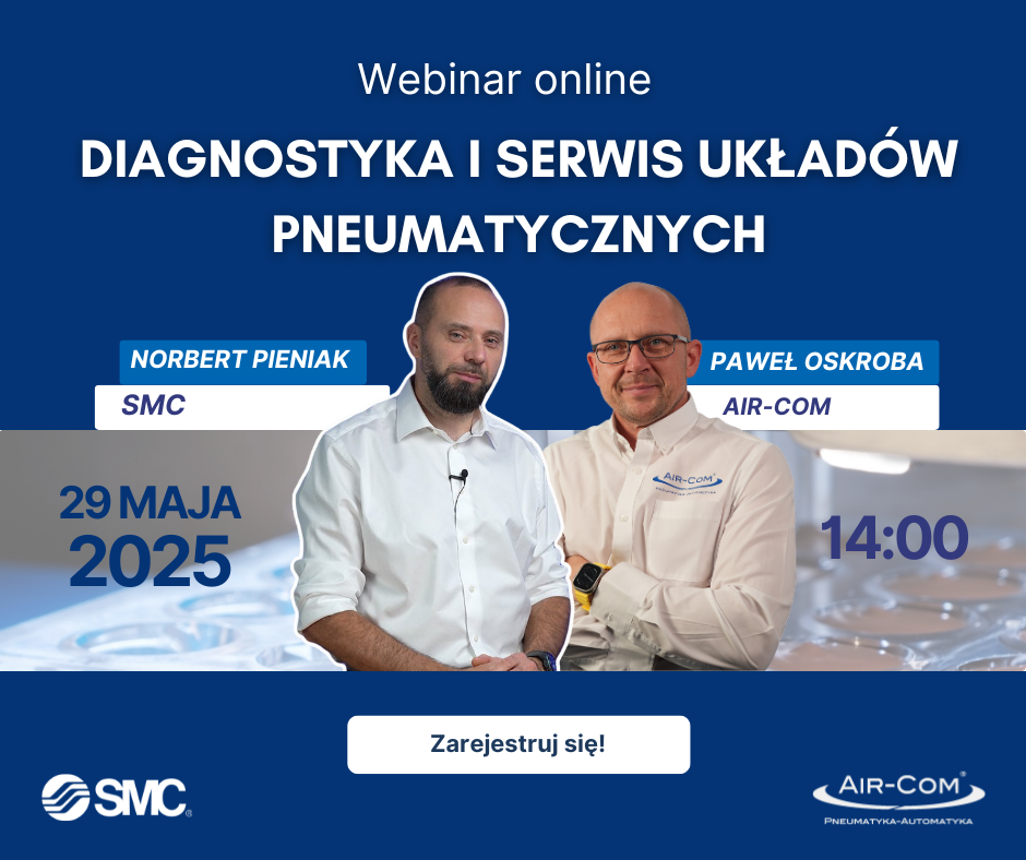 Webinar - Diagnostyka i serwis układów pneumatycznych - Baza Wiedzy - Air-Com Pneumatyka