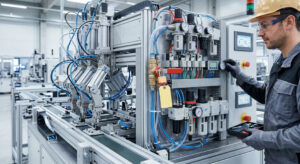 Bezpieczeństwo w systemach pneumatycznych - ilustracja