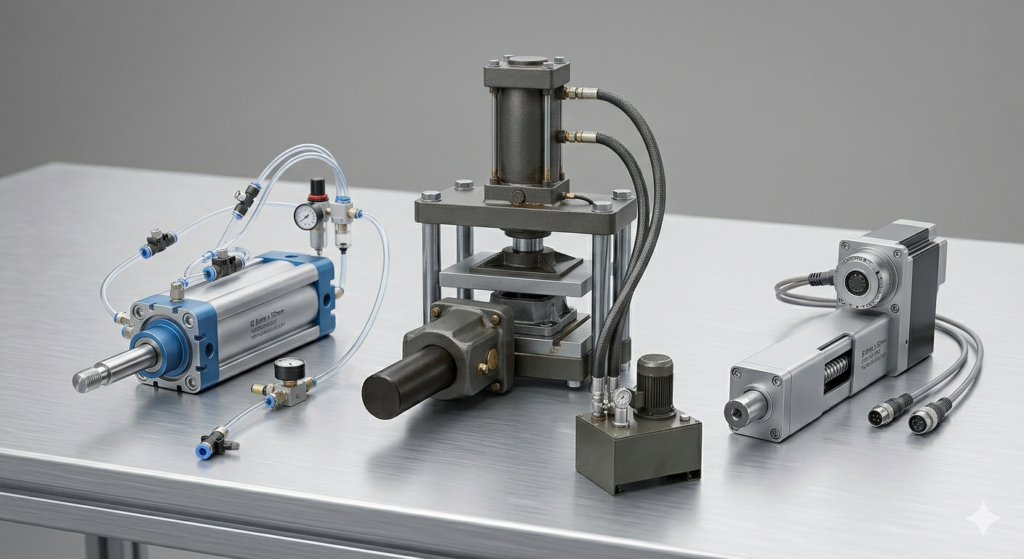 Siłowniki rodzaje, różnice, zastosowanie