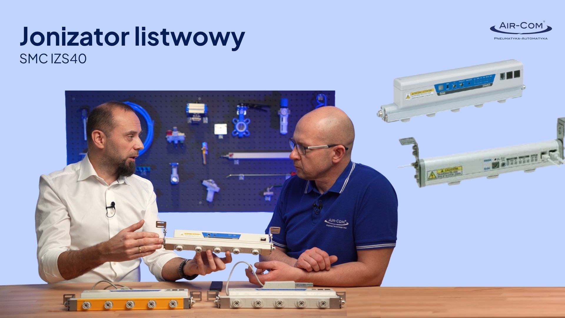 Jonizatory listwowe