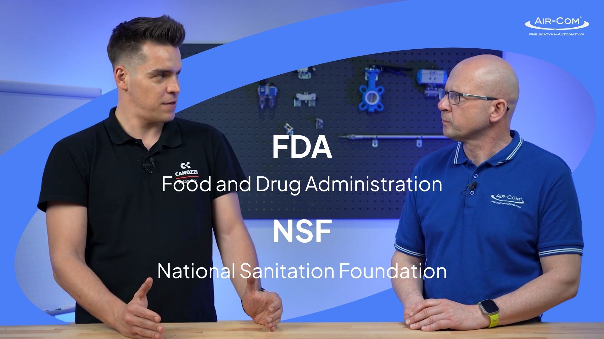 FDA i NSF - pneumatyka w przemyśle spożywczym